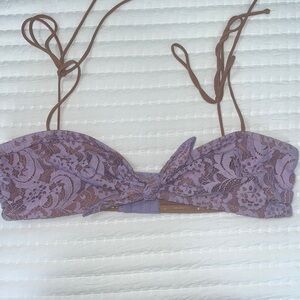 For love and lemons purple lace top